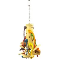 Happy pet vogelspeelgoed puzzel bamboe