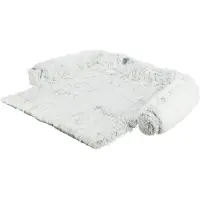 Trixie - Sofa - Hondenbed Harvey - Meubelbeschermer - Hoekig - Wit/Zwart - 90X90 cm