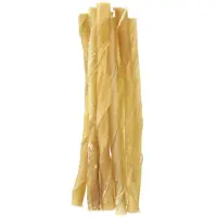 Petsnack 12,5 cm 8 mm 100 st snack twisted stick / staafjes gedraaid