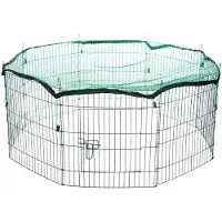 Trixie natura knaagdierren met beschermnet groen - dia 150 cm 60x57 cm