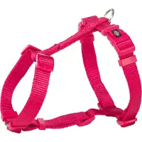 Trixie hondentuig premium h-tuig fuchsia 52-75x2 cm