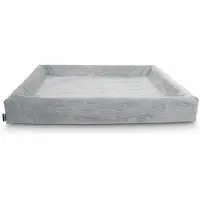 Bia bed rib hoes hondenmand grijs 120x100x15cm