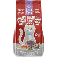 EASYPETS lovely lamb & fabulous fish senior kattenvoer - 1,5 kg - Kattenvoer