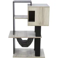 Trixie Citystyle - Krabpaal - Grijs/Zwart - 98 cm
