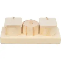 Trixie snack cups voor ratten en konijnen hout - 15x45x6 cm