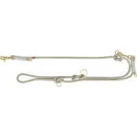 Trixie soft rope hondenriem verstelbaar grijs/lichtgrijs - 200x1 cm