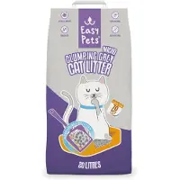 EASYPETS 20 ltr kattenbakvulling clumping grey micro kattenbakvulling