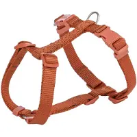 Trixie hondentuig premium h-tuig roest bruin 60-87x2,5 cm