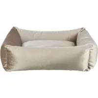 Trixie hondenmand malia hoekig goudzand gerecycled 65x55 cm