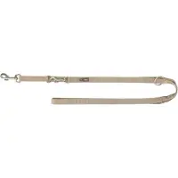 Trixie hondenriem premium verstelbaar zand taupe 200x2 cm