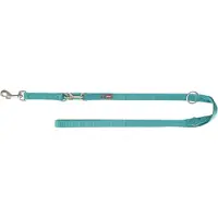 Trixie hondenriem premium verstelbaar aqua blauw 200x2 cm