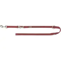 Trixie hondenriem premium verstelbaar sangria rood 200x2,5 cm