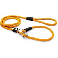 Morsø hondenriem retrieverlijn regular rope gerecycled gold goud - 170x1 cm - Hondenlijn