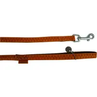 MACLEATHER looplijn voor hond bruin 120x2 cm