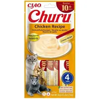 Ciao Churu Puree Senior 10+ Kattensnack Chicken 4 X 14 Gr