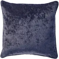 Dutch decor LEWY - kussenhoes 45x45 cm - glansvelours - Insignia Blue - blauw - met rits - zonder binnenkussen