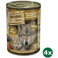 NATURAL GREATNESS 4x400 gr beef / iberian pork / sweet potatoes hondenvoer