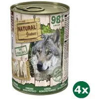 NATURAL GREATNESS 4x170 gr monoprotein lamb recipe hondenvoer