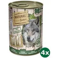 NATURAL GREATNESS 4x400 gr monoprotein lamb recipe hondenvoer