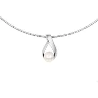 Trendjuwelier huiscollectie 1326692 Zilveren Ketting Parel 1,5 mm 42 + 3 cm