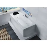 Riho Lima bubbelbad 190x90cm wit glans pneumatisch met 6 + 4 + 2 hydrojets