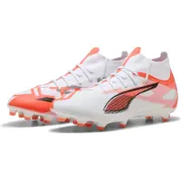 Puma Voetbalschoen 'Ultra 5 Match+' zalm roze / zwart / wit