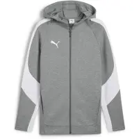 Puma Sportsweatvest grijs / wit