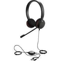 Jabra Evolve 20 Bedraad Headset Over het hoofd USB Stereo Zwart