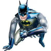 Amscan Folieballon Batman Jongens 91 X 111 Cm Grijs/zwart
