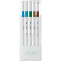Staedtler Emott No.4 markeerstift 5 stuk(s) Blauw, Bruin, Goud, Groen, Turkoois