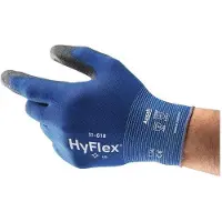 Ansell Handschoen | maat 8 blauw/zwart | EN 388 PSA-categorie II | nylon m. polyurethaan | 12 paar - 11-618-8 11-618-8
