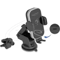 DeLOCK Wireless Car Charger Smartphone Holder with Charging and Cooling Function 15 W – Qi