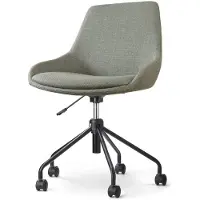 Nolon Bureaustoel Nout-Isa | chenille groen 54x86.5x54 cm bureaustoelen | NADUVI