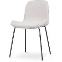 Nolon Eetkamerstoel Nora-Fé bouclé | teddystof beige 52.5x83.5x54 cm eetkamerstoelen | NADUVI