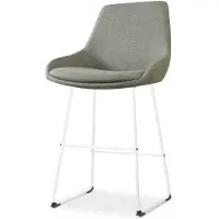 Nolon Barstoel Nino-Isa | chenille groen 54x102x54 cm barkrukken | NADUVI