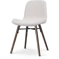 Nolon Eetkamerstoel Nena-Fé bouclé | teddystof beige 52.5x83.5x54 cm eetkamerstoelen | NADUVI
