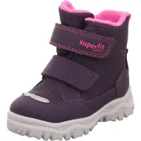 Superfit Laarzen 'Husky1' grijs / braam / pink