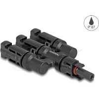 DeLOCK DL4 Solar Connectors 1 x female to 3 x male