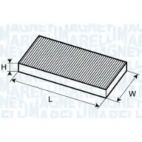 MAGNETI MARELLI 350203061100 Interieurfilter