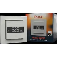 Heatit WiFi6 thermostaat | Draadloos | WiFi, Bluetooth | Wit | RAL 9003