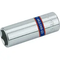 King Tony 1/4" Lange Dop 10mm 6-kant - 50mm