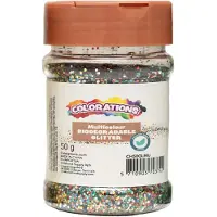 Colorations - biologisch afbreekbare glitter multi kleuren - 50g