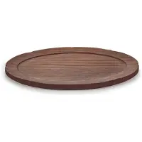 Serax Dienblad Oval Dark Brown Silhouette 30 x 21 cm