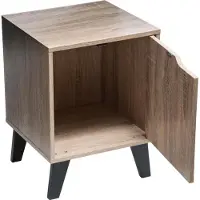 5 Five Natuurlijke Houten Nachtkastje - Ceder, 34,5 x 32 x 47 cm