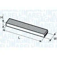 MAGNETI MARELLI 350203061870 Interieurfilter
