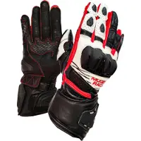 MUGENRACE Linea Sport Zwart Witte Rode Handschoenen Maat M