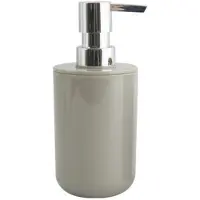 Spirella MSV Zeeppompje/dispenser Porto - PS kunststof - taupe - 7 x 16 cm - 260 ml - Zeeppompjes