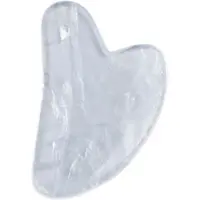 Bahadra Bergkristal Gua Sha Massagesteen - set van 2 stuks - 40 g; 8 Cm