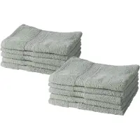 TODAY Essential - Set van 10 handdoeken 50x90 cm 100% Katoen, Celadon kleur
