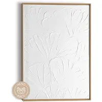 Reinders - Flowers Schilderij - 70 x 50 cm - Wit